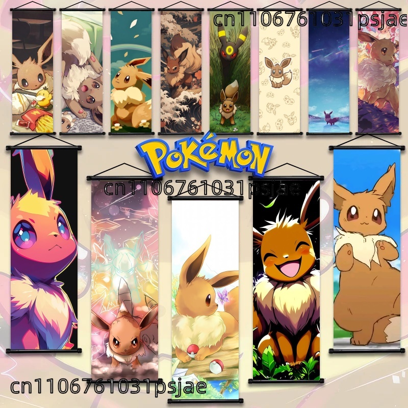 Home Improvement Furniture - Decorações de rolagem Pokémon Eevee, alta