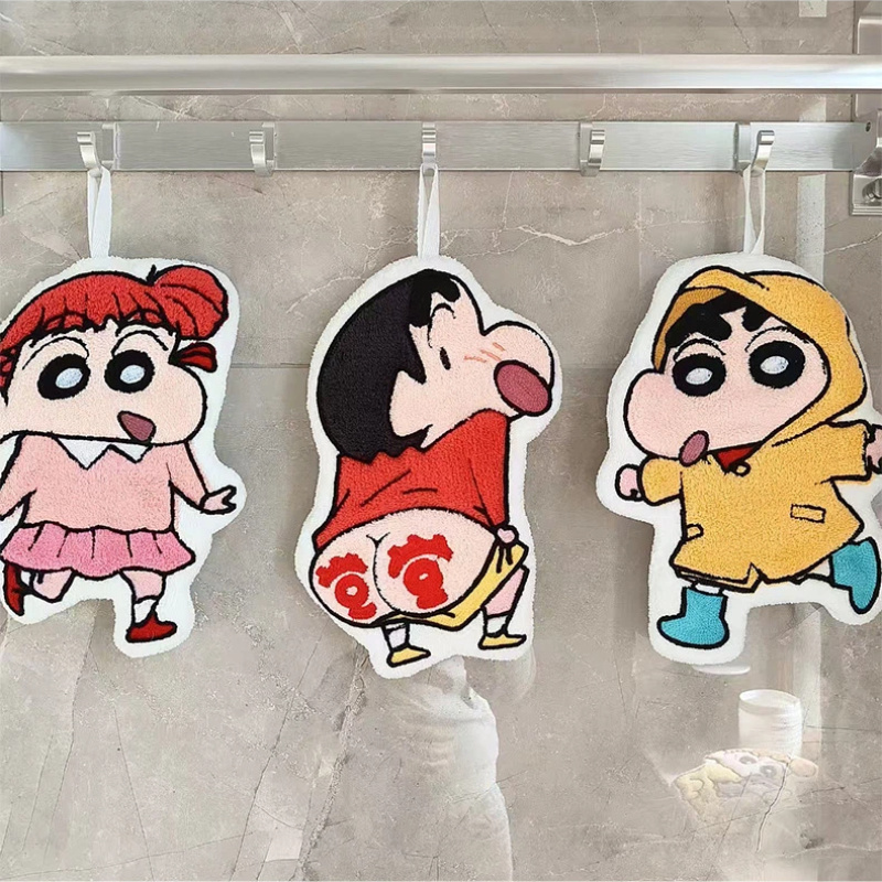 Toalha de Mão Kawaii Crayon Sh - Home Improvement Furniture avaliação e preço