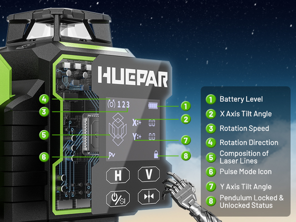 2026 Huepar W04CG Nível a Lase - Level Laser Line avaliação e preço