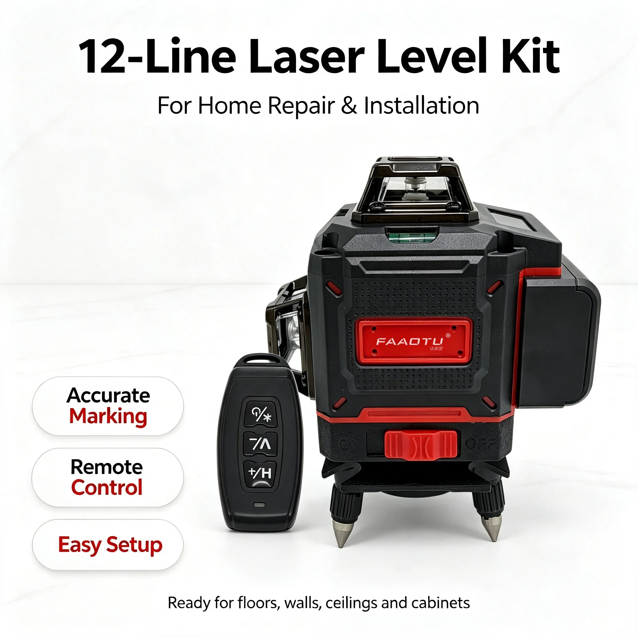 Nível a Laser Digital FAAOTU 3 - Level Laser Line avaliação e preço