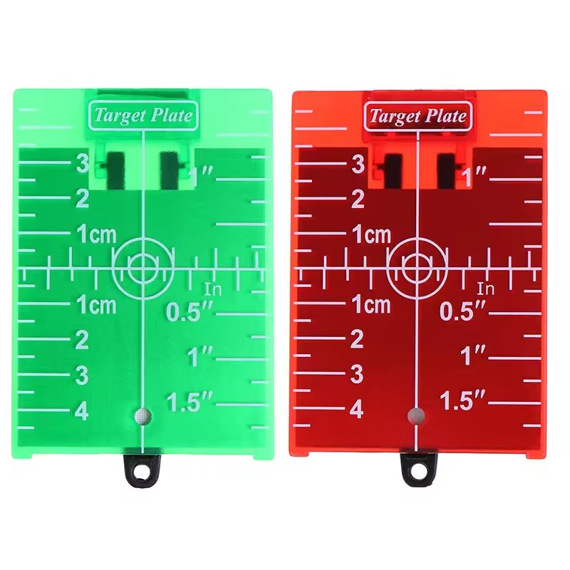 Cartão de placa de alvo vermel - Level Laser Line avaliação e preço