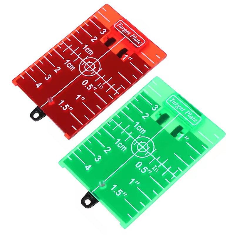 Cartão de placa de alvo vermel - Level Laser Line avaliação e preço