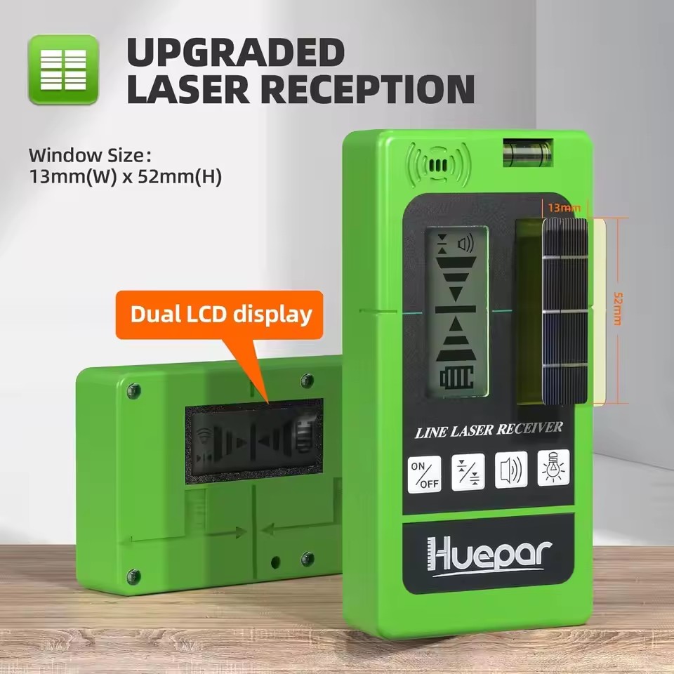 Receptor Laser Huepar LR-5RG p - Level Laser Line avaliação e preço