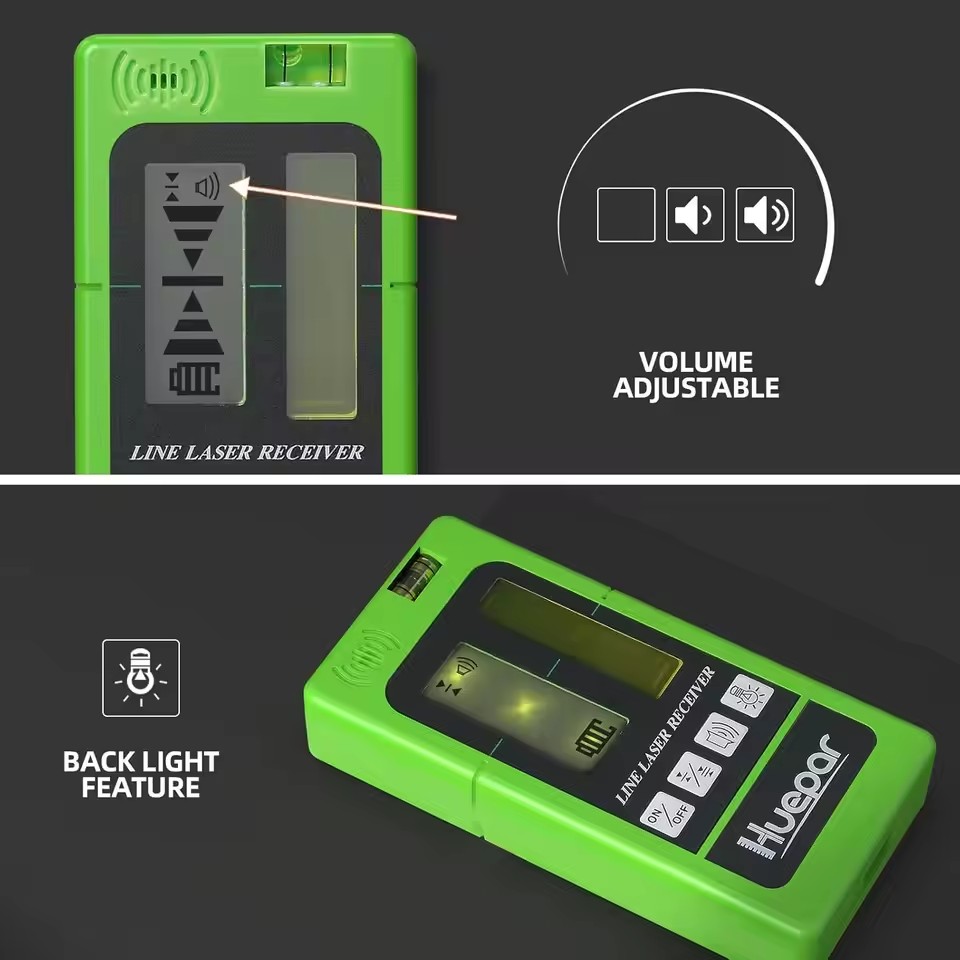 Receptor Laser Huepar LR-5RG p - Level Laser Line avaliação e preço